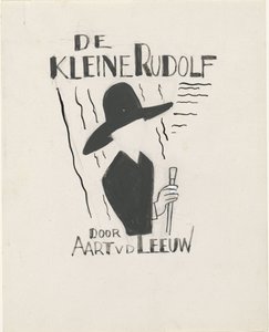 Ontwerp voor een boekband voor: Aart van der Leeuw, De kleine Rudolf, 1930