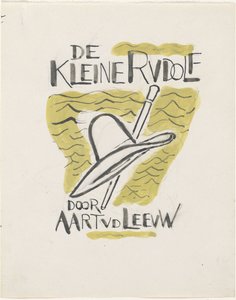 Ontwerp voor een boekband voor: Aart van der Leeuw, De kleine Rudolf, 1930