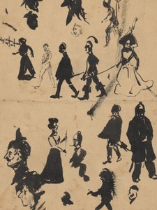 Studieblad Met Mannen En Vrouwen door Leo Gestel