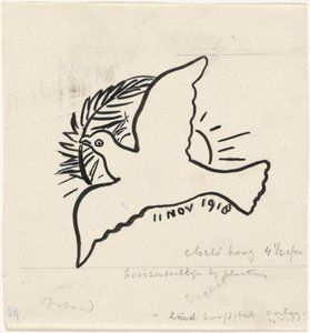 Vredesduif door Leo Gestel