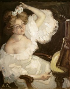Voor de spiegel door Leo Putz