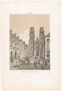 Zicht op de Rue Jeanne d