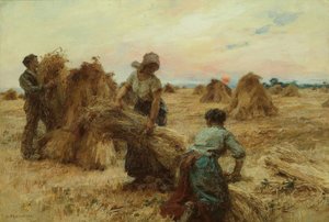 De Oogsters door Leon Augustin Lhermitte
