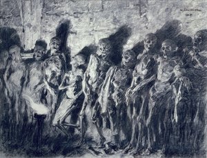 De Kluis van Mummies, of Skeletten van de Toren van St. Michael, Bordeaux, 1885 door Leon Augustin Lhermitte