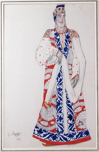 Kostuumontwerp voor "Moskwa", 1922