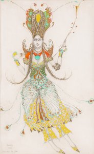 Kostuumontwerp voor Tamara Karsavina als 