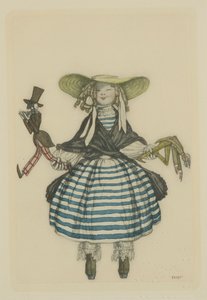 Kostuumontwerp voor het ballet De Feeënpop door J. Bayer, 1903 door Leon Bakst