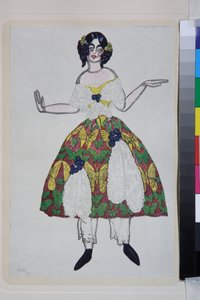 Kostuum voor het ballet 