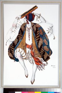 "Joodse danseres" Kostuum ontworpen door Leon Bakst voor het ballet "Cleopatre" van de Ballets russes