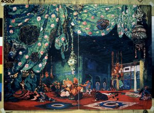 Decor voor het ballet 