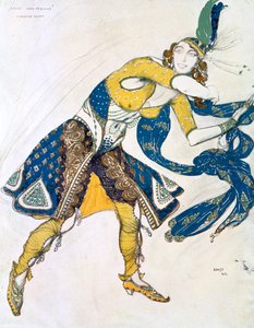 Indiase dans La Marquise de Casati door Leon Bakst