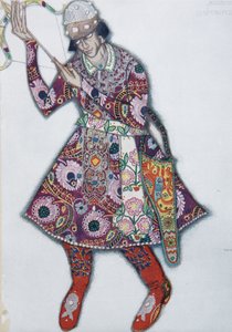 Ivan Tsarevich. Kostuumontwerp voor het ballet De Vuurvogel L
