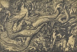 Le monstre de la guerre door Leon Bakst