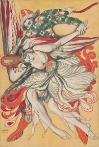 Afficheontwerp voor het ballet De Vuurvogel (L