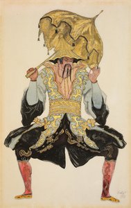 De Chinese Mandarijn, kostuumontwerp voor "Doornroosje", 1921