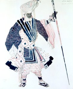 De Hoge Priester Le Grand Prêtre, balletkostuumontwerp, 1911 door Leon Bakst