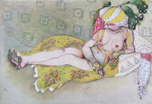 De Gele Sultansvrouw door Leon Bakst