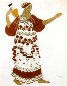 De namiddag van een faun door Claude Debussy, kostuum door Léon Bakst door Leon Bakst