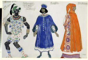 kostuum voor het ballet "Le martyre de Saint Sebastien" door Gabriele D