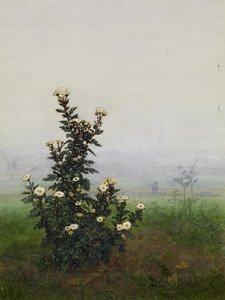 Moederkruid voor een landschap, Issy-les-Moulineaux (?) door Léon Bonvin