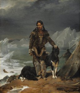 Een vrouw uit het land van de Eskimo