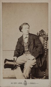Portret van de componist Louis Diémer 1843-1919, ca. 1875