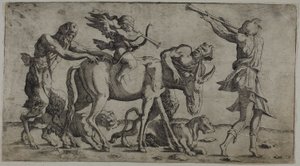 Cupido met verbonden ogen