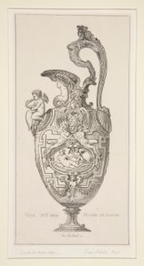 Vaas (XVI eeuw) Musée du Louvre door Leon Gaucherel