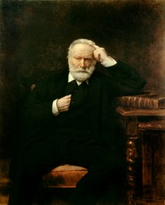 Portret van de Franse schrijver Victor Hugo (1802-1885)