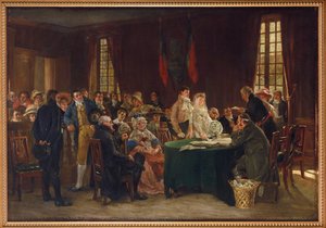 Het Huwelijk tijdens het Eerste Keizerrijk, door Dansaert, Leon Marie Constant door Leon Marie Constant Dansaert
