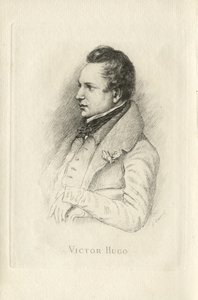 Portret van Victor Hugo 1802-1885 door Leon Noel