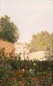 Ommuurde tuin door Leon Pourtau