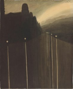 Dijk bij nacht, 1908