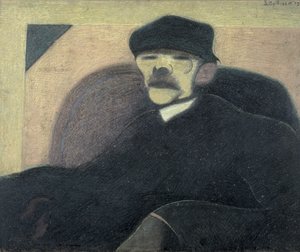 De man met het rode oor, portret van Gorky door Leon Spilliaert