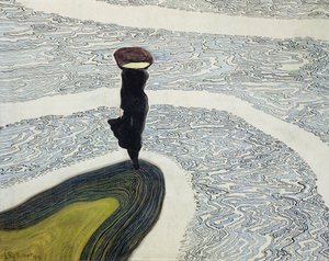Vrouw aan de Kustlijn door Leon Spilliaert