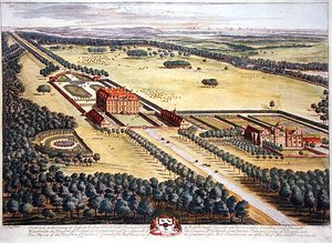 Stansted in het graafschap Sussex gegraveerd door Johannes Kip (c.1652-1722)