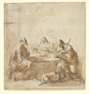 Avondmaal in Emmaüs door Leonard Bramer