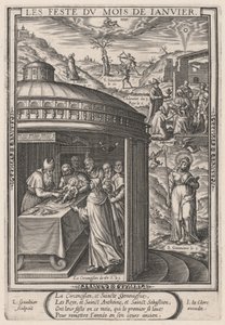 De feesten van januari (Januari: de besnijdenis) door Leonard Gaultier