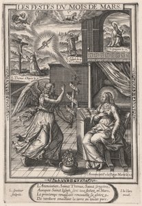 De feesten van de maand maart (De Aankondiging) door Leonard Gaultier