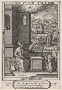 De Feesten van de Maand Oktober (Oktober: Sint Lucas) door Leonard Gaultier