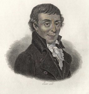 Portret van Abbe Gaultier (1746-1818), professor en methodoloog van het Franse algemeen onderwijs. In 