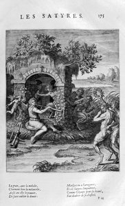 Satyrs, 1615 door Leonard Gaultier