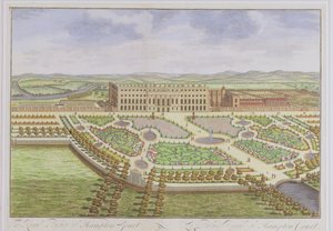 Het Koninklijk Paleis van Hampton Court, uit 