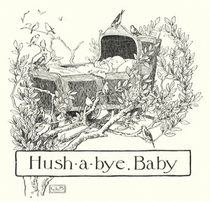 Hush-a-bye, baby, op de boomtop (gravure)