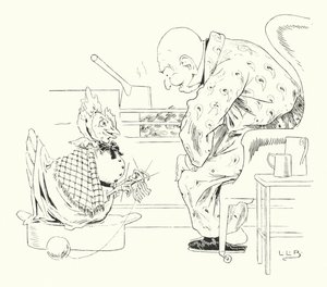 Ik had een kleine kip, de mooiste ooit gezien (gravure)