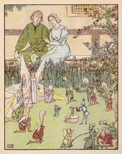 Illustratie voor Klein Duimpje door Leonard Leslie Brooke