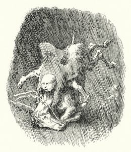John Cook had een kleine grijze merrie (gravure) door Leonard Leslie Brooke