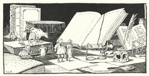 Kinderrijmpjes (gravure) door Leonard Leslie Brooke