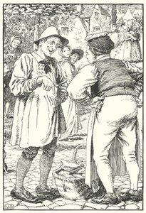 Eenvoudige Simon (gravure) door Leonard Leslie Brooke