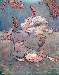 De man in de maan door Leonard Leslie Brooke